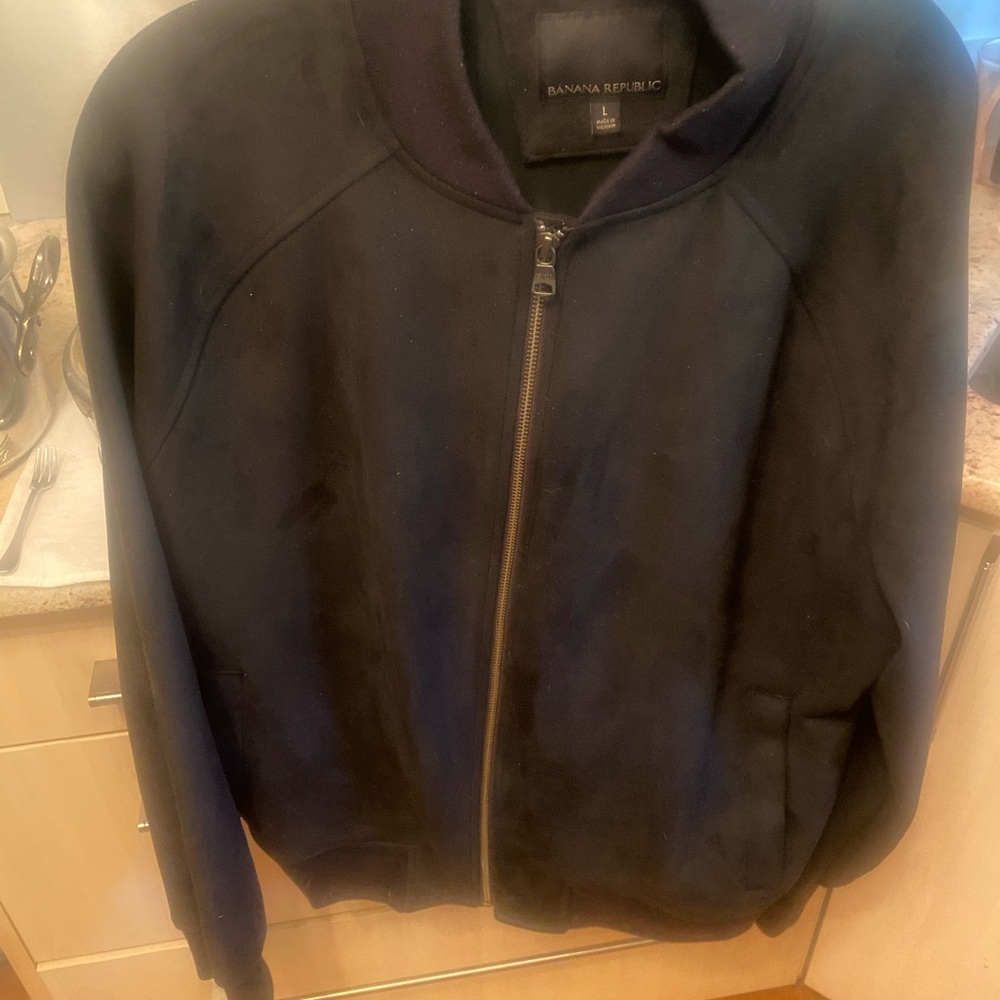 Men’s black velvet jacket